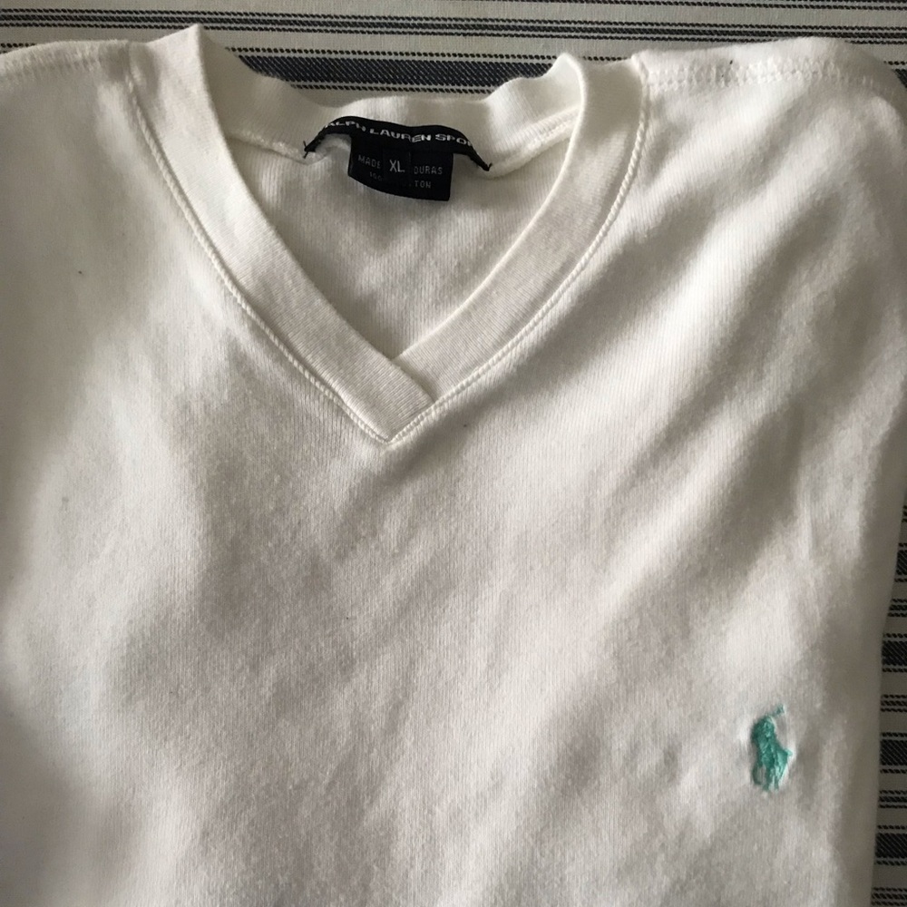 Long sleeve V- neck
